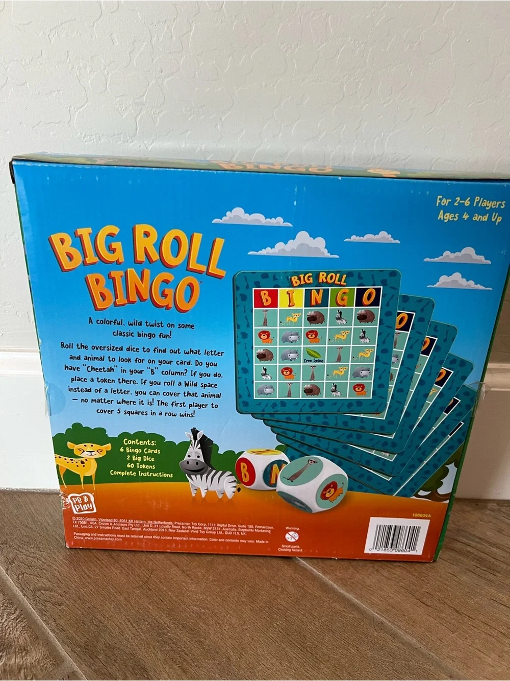 Pressman Big Roll Bingo NIB $15